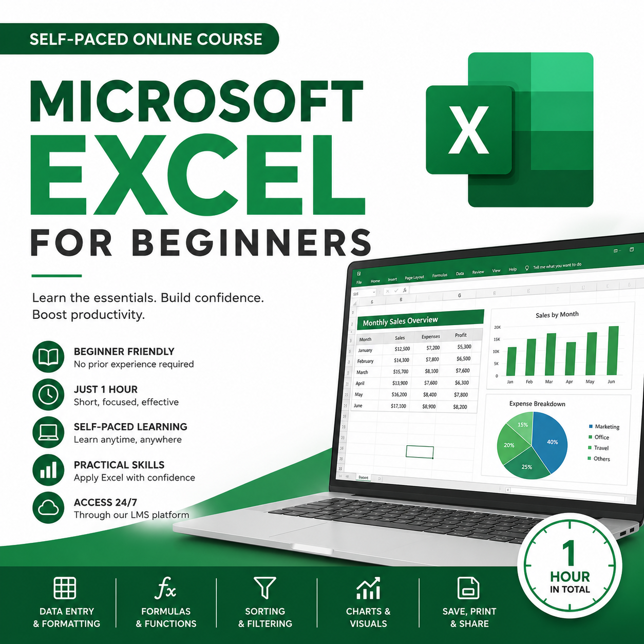 Self place excel